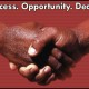 black handshake