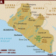 map of Liberia