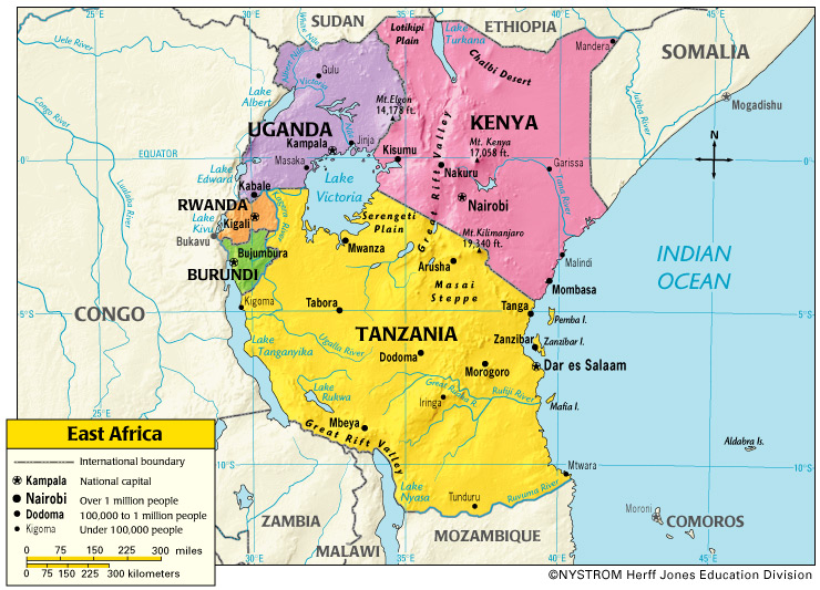 Africa With States