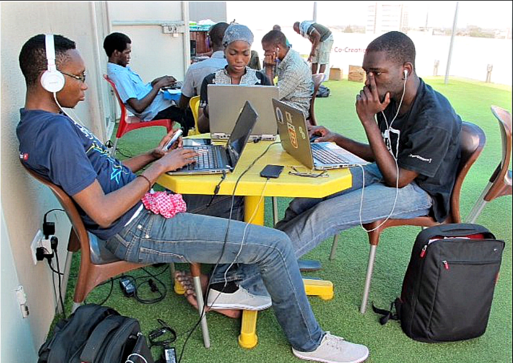 Africa's technology hub rises in Yaba a congested Lagos neighborhood