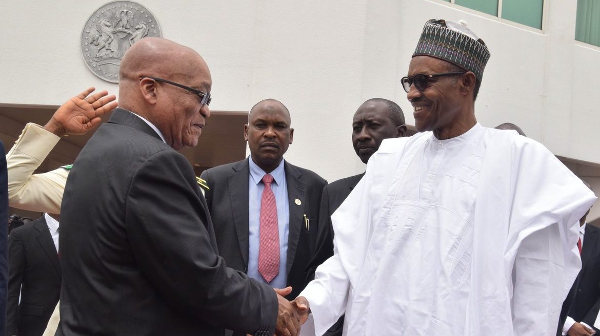 Jacob Zuma meets Muhammadu Buhari