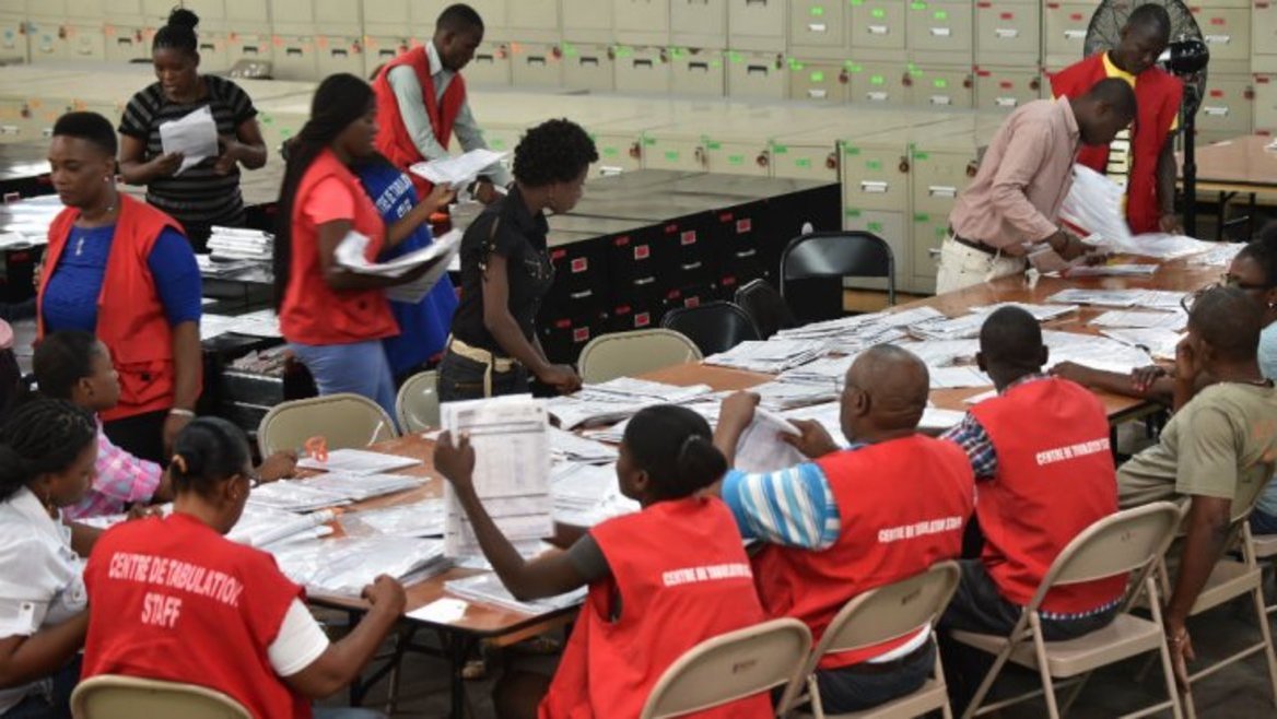 Tallying the vote in Haiti