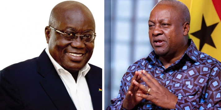 Nana Akufo Addo and John Mahama