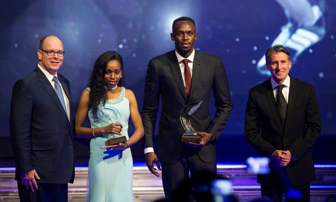 Usain Bolt and Almaz Ayana