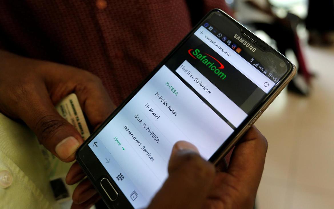 Safaricom M-Pesa (mobile money) transaction - Kenya