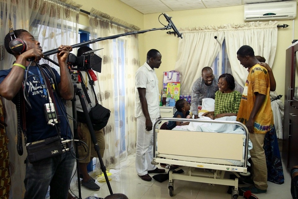Nollywood film set - Nigeria