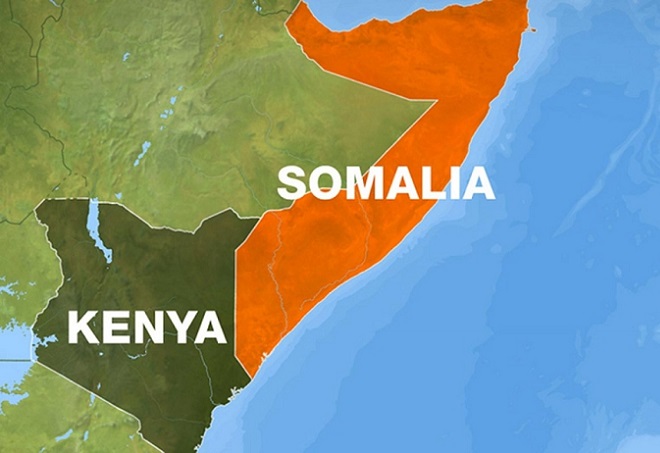 Kenya Somalia map