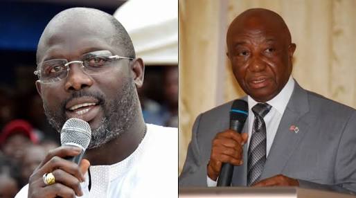 George Weah and Joseph Boakai - Liberia presidential elections