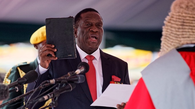 Emmerson Mnangagwa sworn in as President of Zimbabwe
