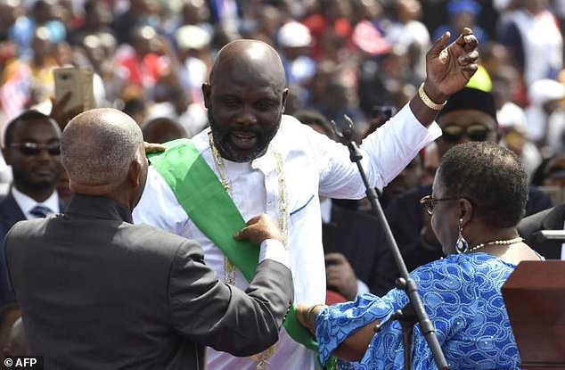George Weah sworn in as President of Liberia