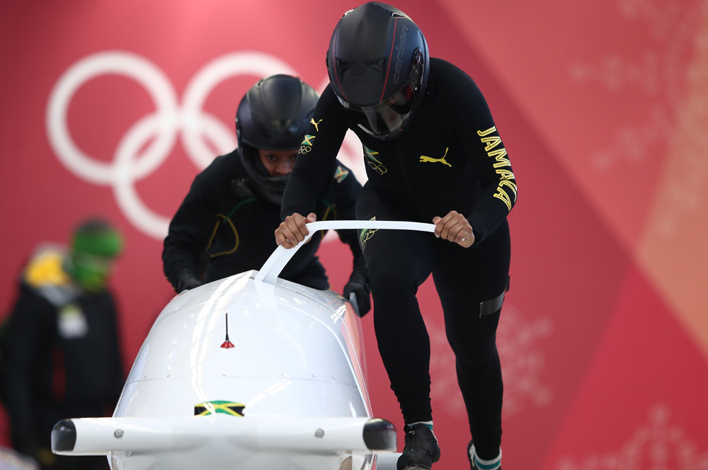 Jamaica women's bobsled team.