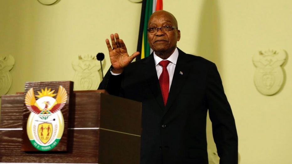 Jacob Zuma resigns as President of South Africa