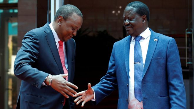Kenyatta and Odinga