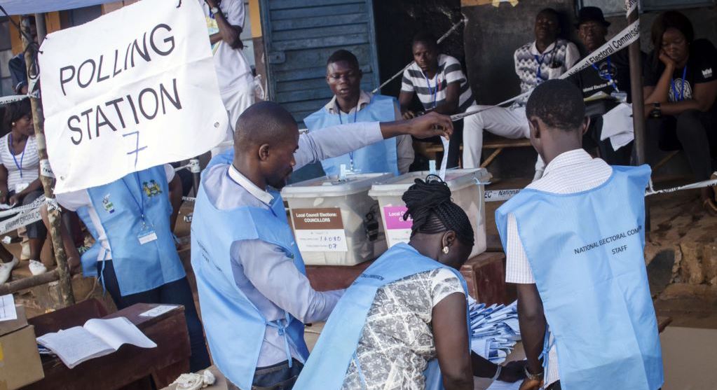 vote counting Sierra Leone