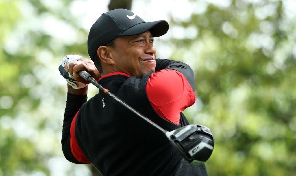 Tiger Woods at the 2018 Masters