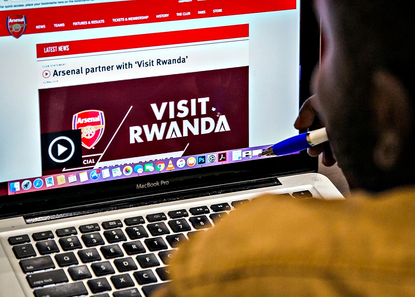 Visit Rwanda. Rwanda - Arsenal partnership