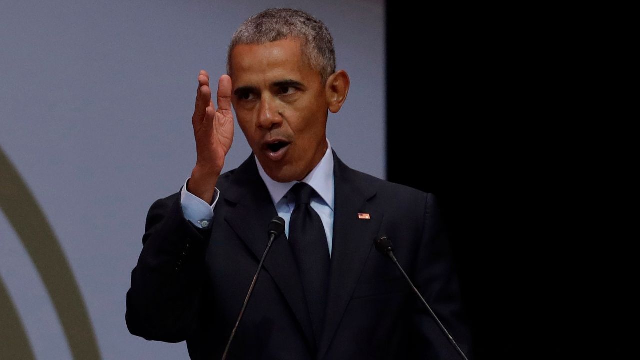 Barack Obama Cautions Against “Strongman Politics” in South Africa Speech