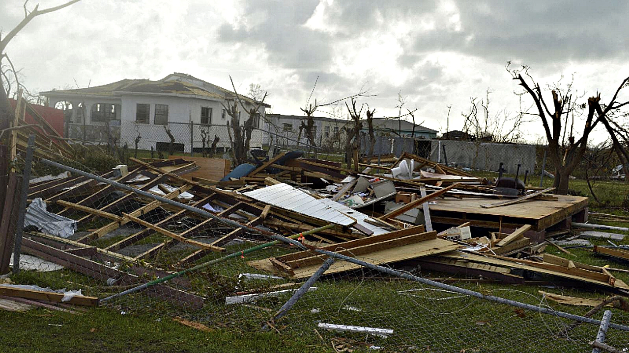 Hurricane Irma devastation in Barbuda