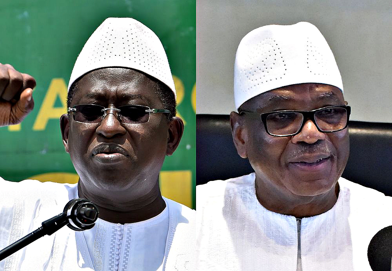 Ibrahim Boubacar Keita won 41 percent of votes in first round