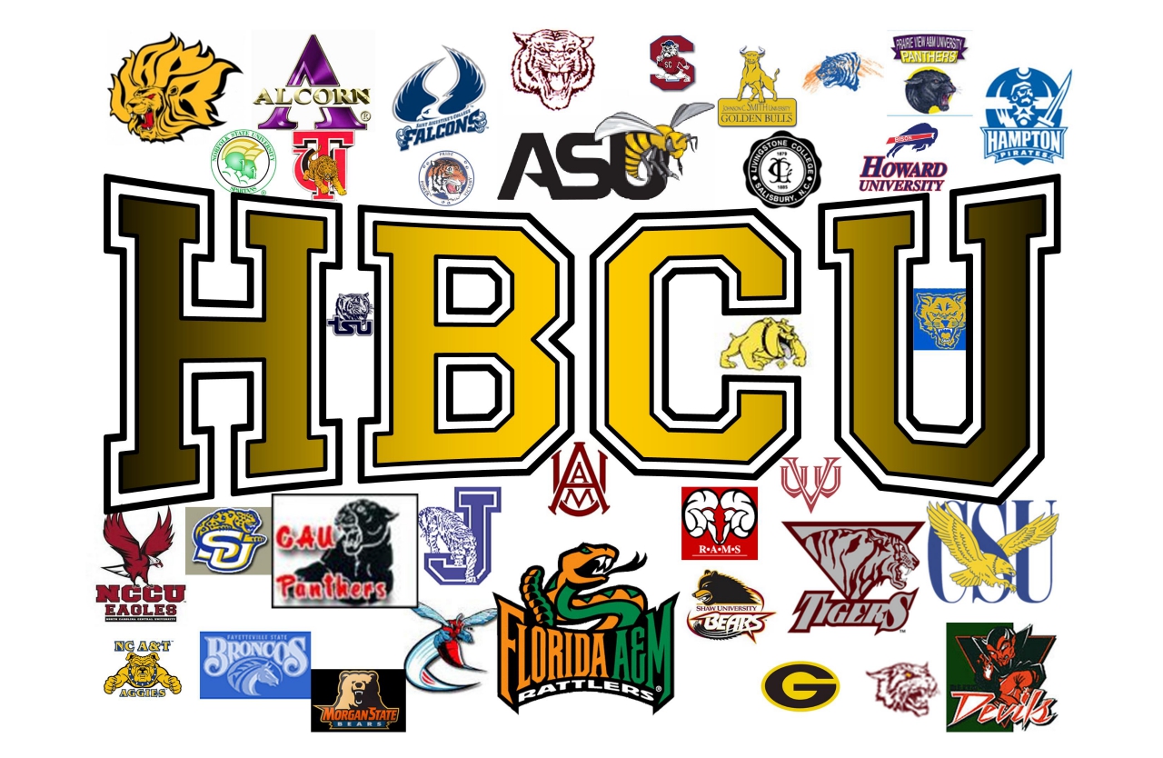 Logos of the various Historically Black Colleges and Universities (HBCUs)