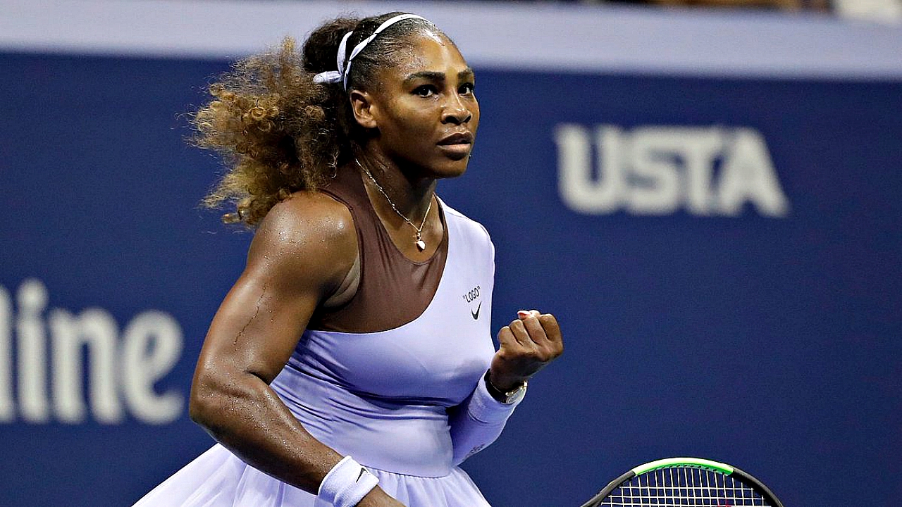 Serena Williams defeats Anastasija Sevastova, 6-3, 6-0
