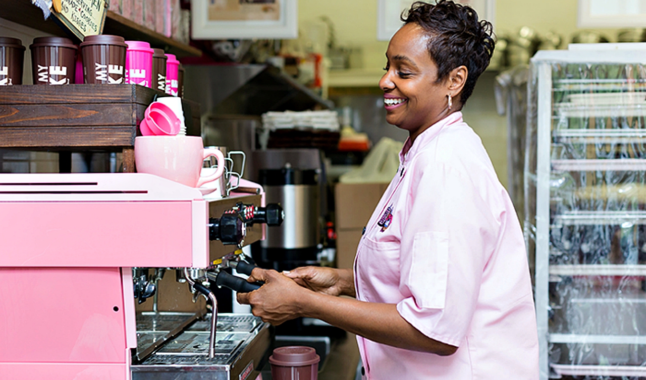 Make My Cake bakery owner and president, Aliyyah Baylor