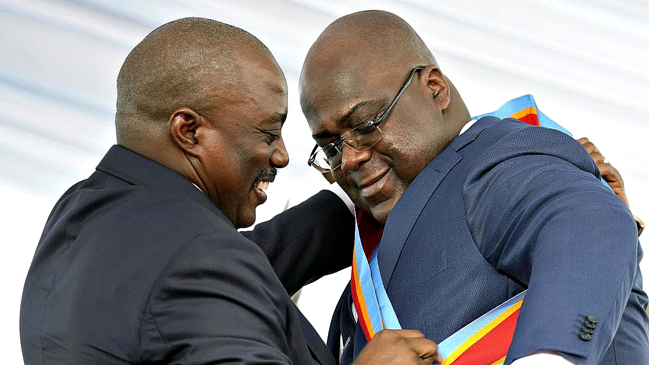Felix Tshisekedi becomes President of the Democratic Republic of Congo (D.R. Congo), as Joseph Kabila steps down