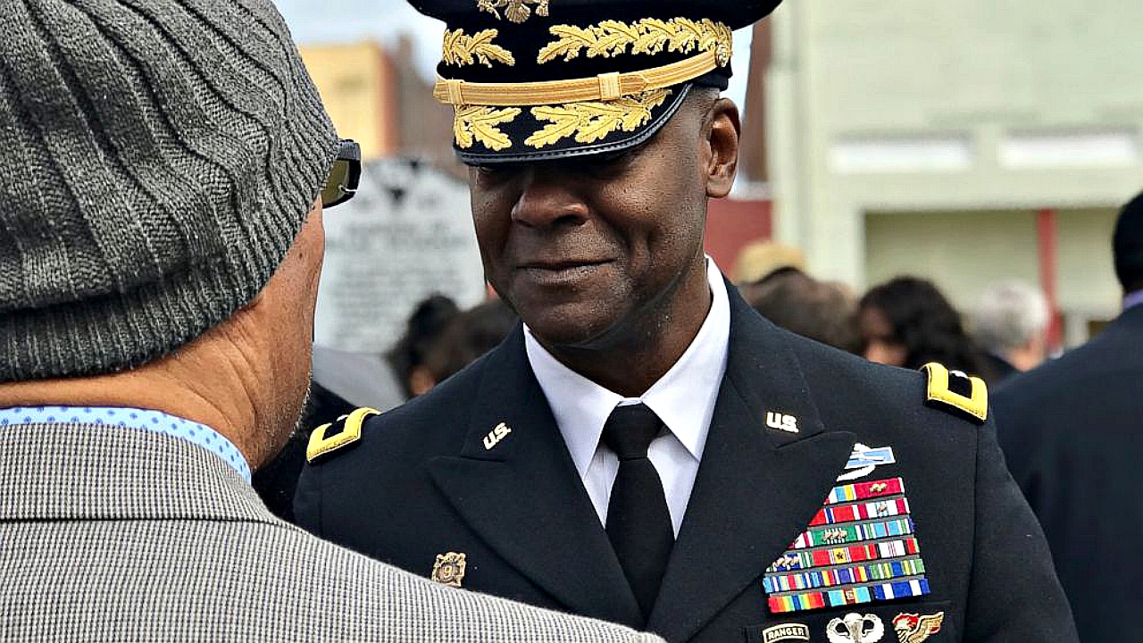 The Commanding officer of Fort Jackson, Brig. Gen. Milford Beagle, Jr.