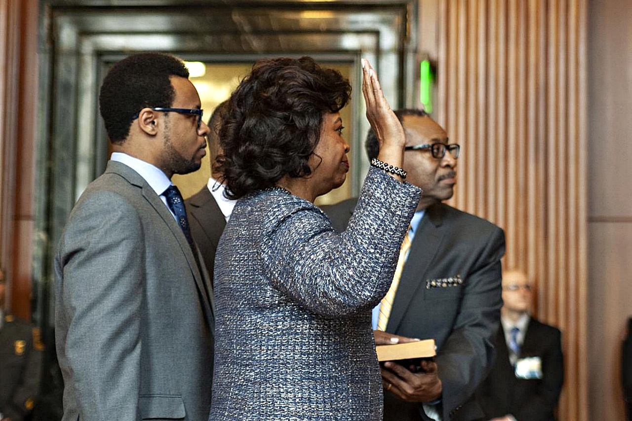 North Carolina Justice Cheri Beasley becomes the first African American woman to lead its Supreme Court