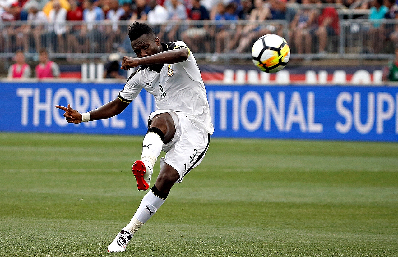 Ghana national team captain Asamoah Gyan announced his retirement from international soccer.