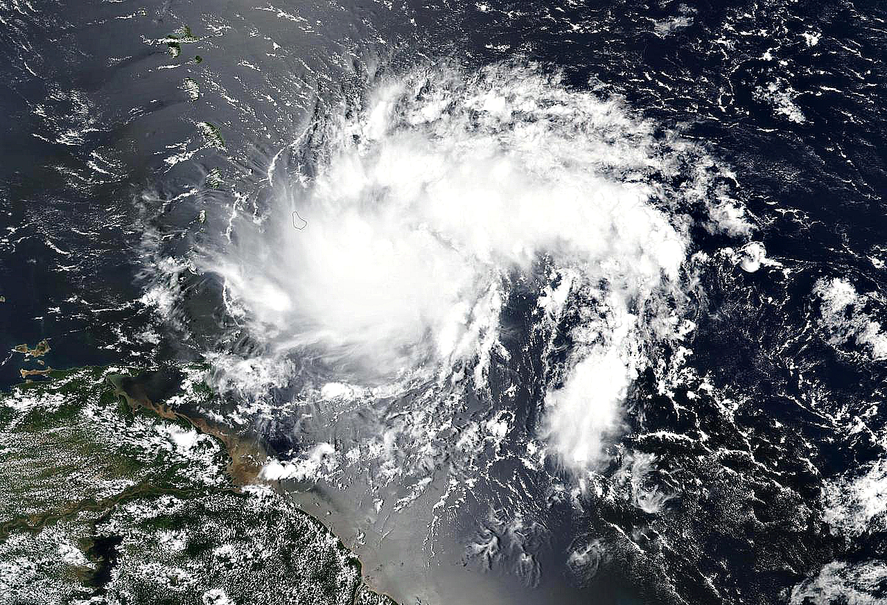 Tropical storm Dorian nears Caribbean