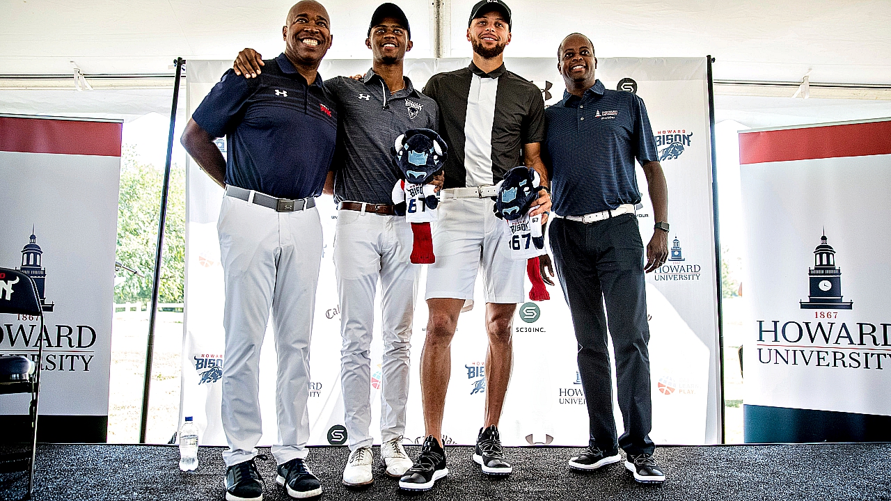 Stephen "Steph" Curry partners with Howard University to launch First Division I golf program