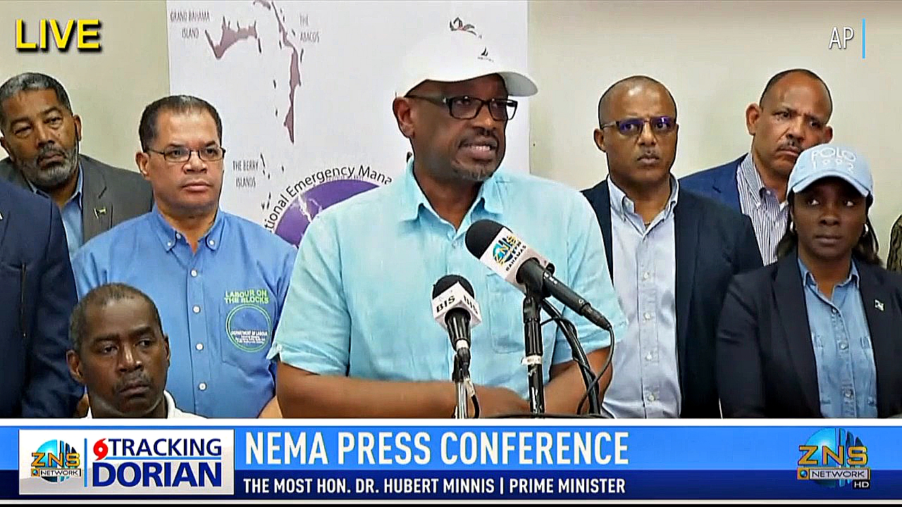 Bahamas PM urges citizens to help each other amid Hurricane Dorian tragedy