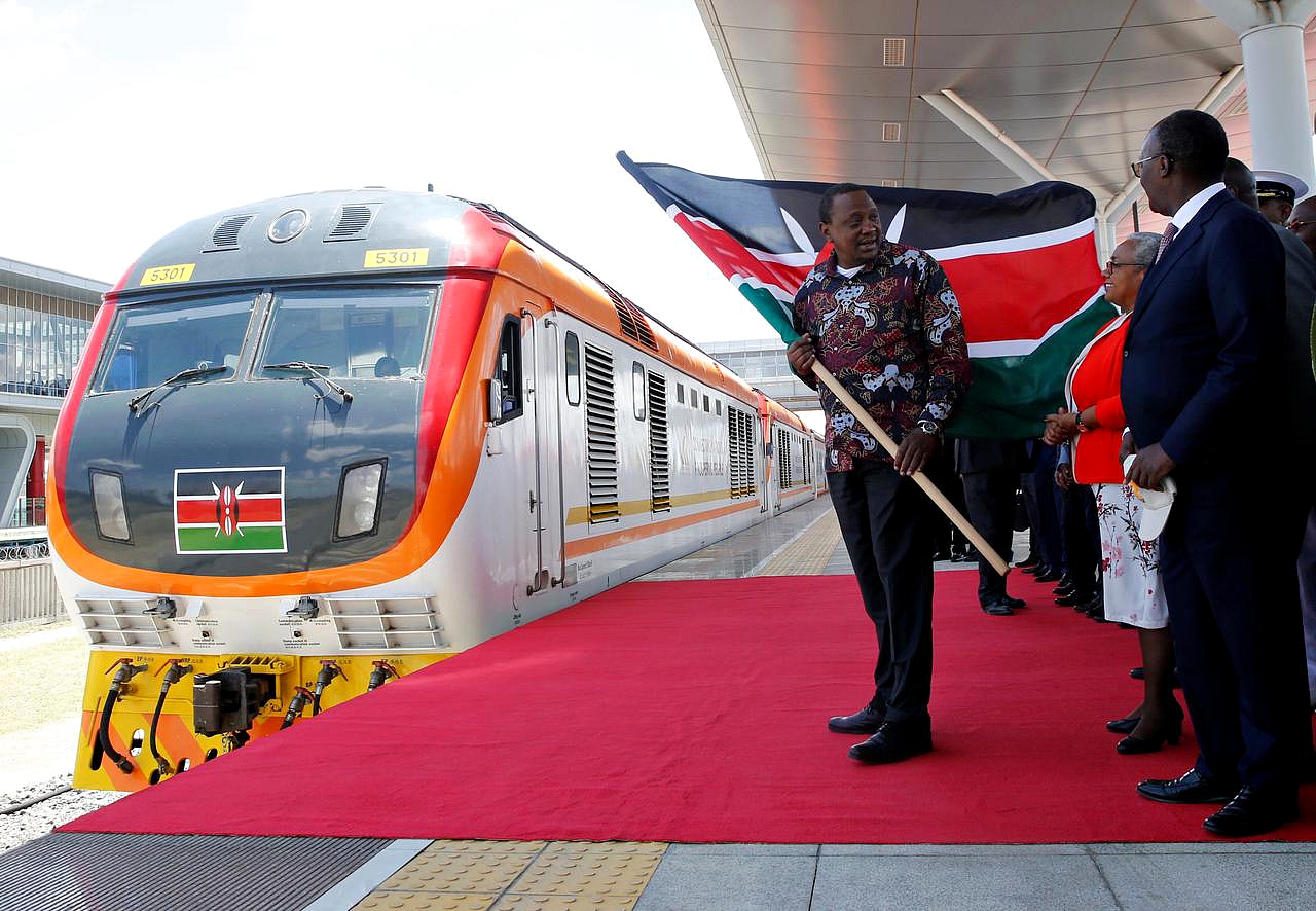 Kenya opens $1.5 billion railway linking Rift Valley town and Nairobi