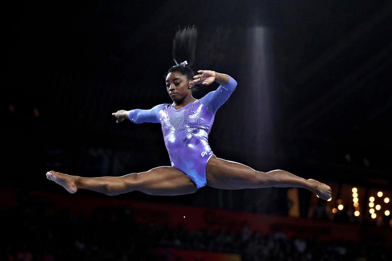 Simone Biles sets all-time medal record at gymnastics worlds