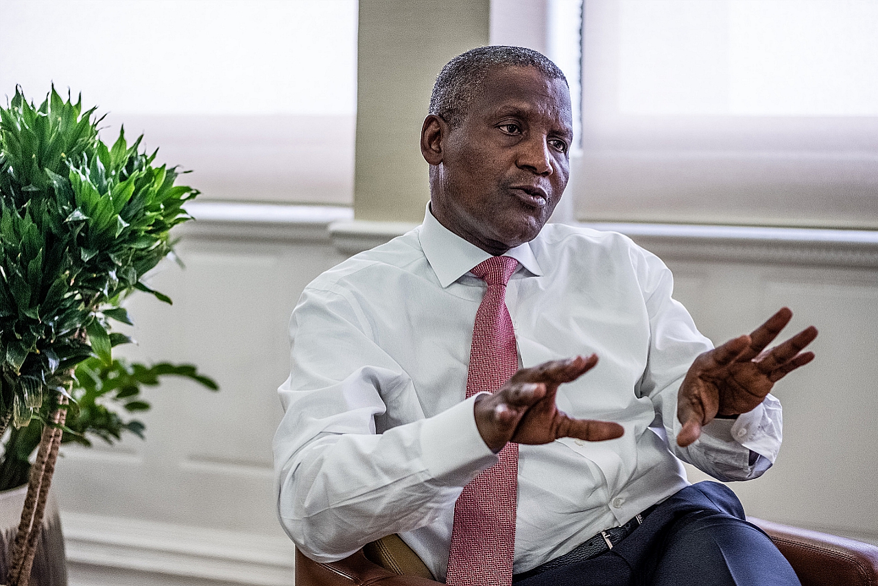 Aliko Dangote ended 2019 $4.3 billion better off