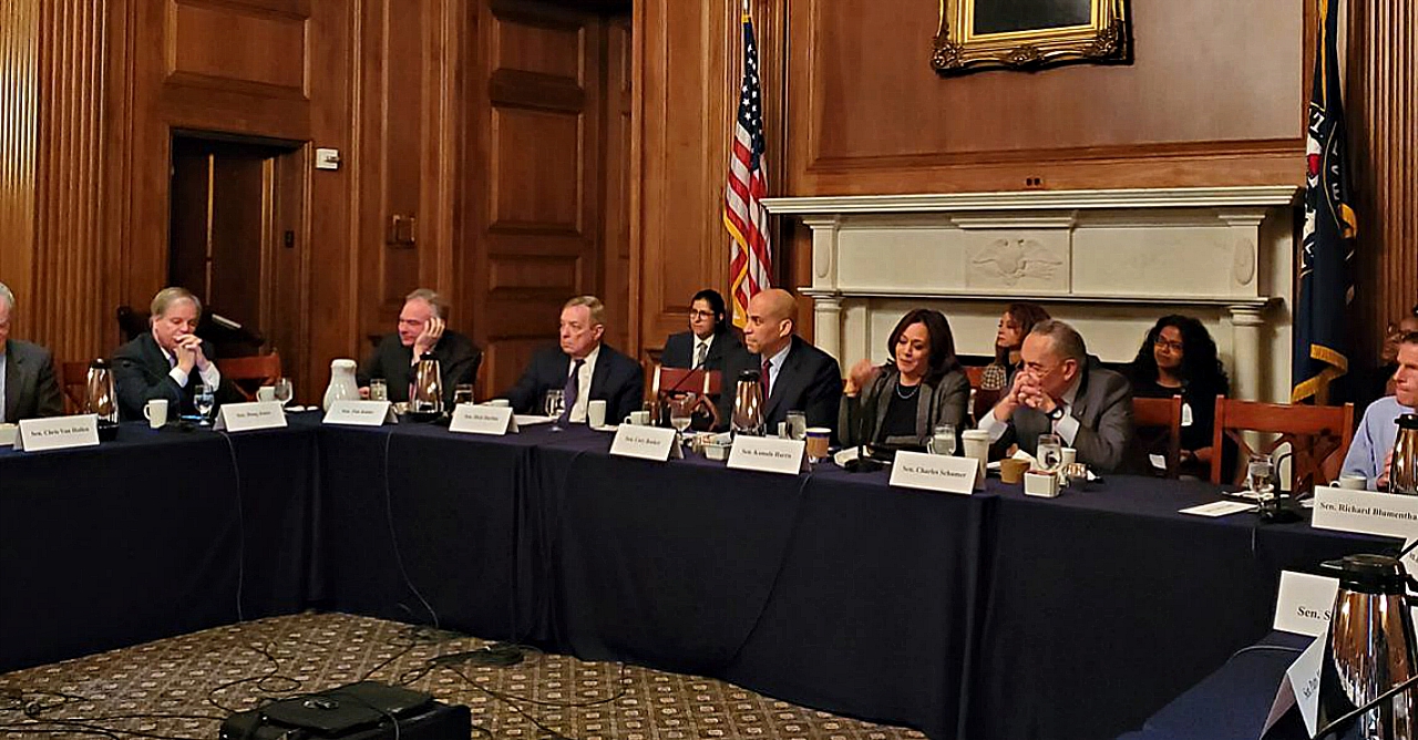 U.S. Senators Booker and Harris lead roundtable discussion on issues concerning African Americans