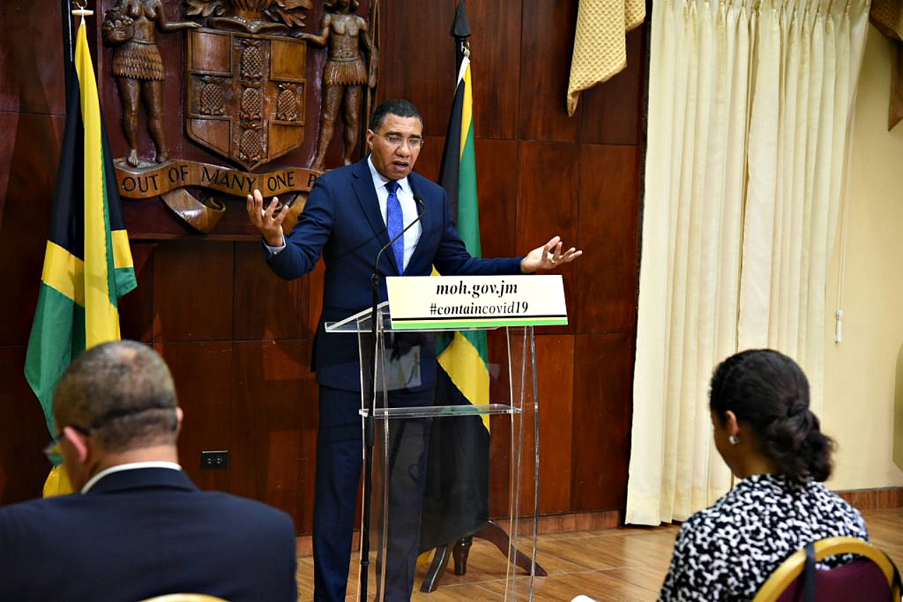 COVID-19: Jamaica PM Holness announces all-Island curfew