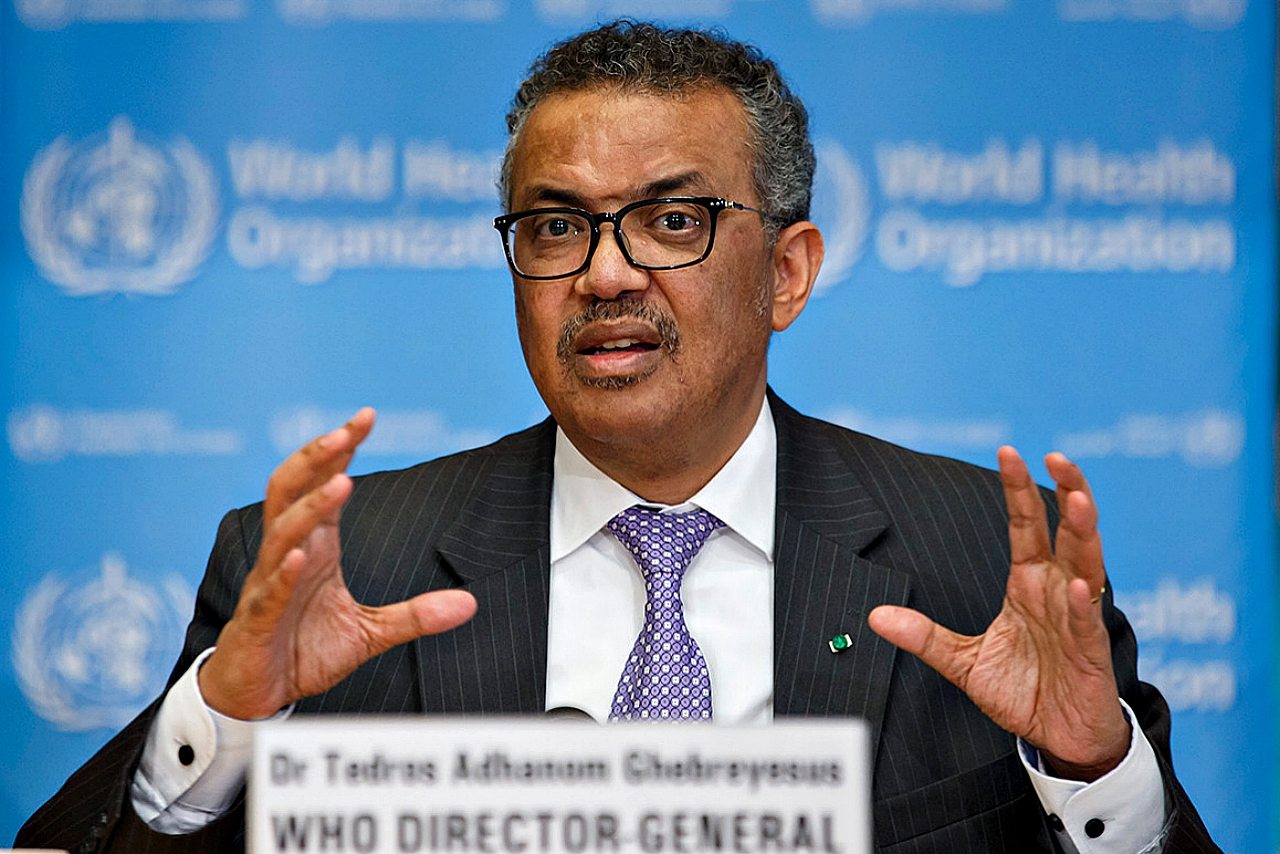 WHO chief in quarantine after contact tests positive for COVID-19