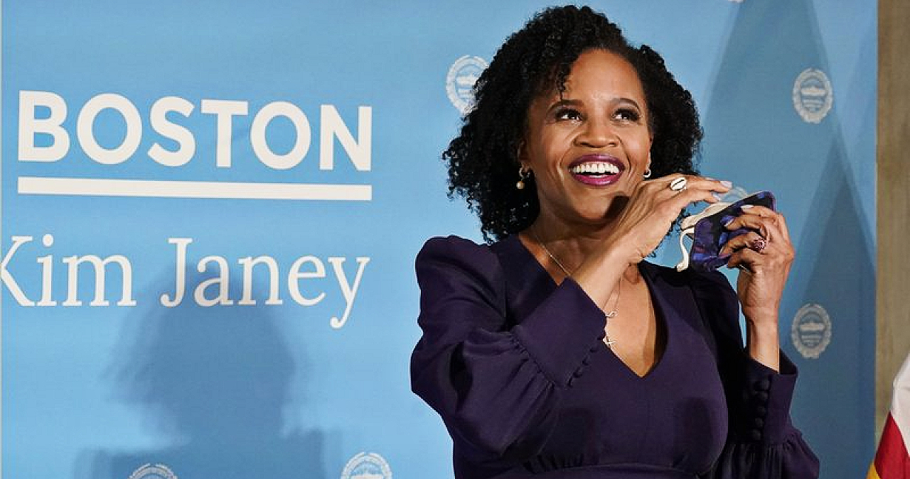 Acting Boston Mayor Kim Janey announces candidacy for office