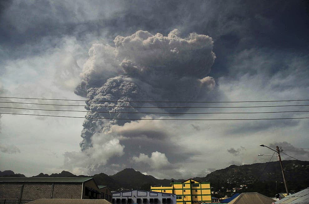 St. Vincent & the Grenadines: Large explosion reported at La Soufrière volcano