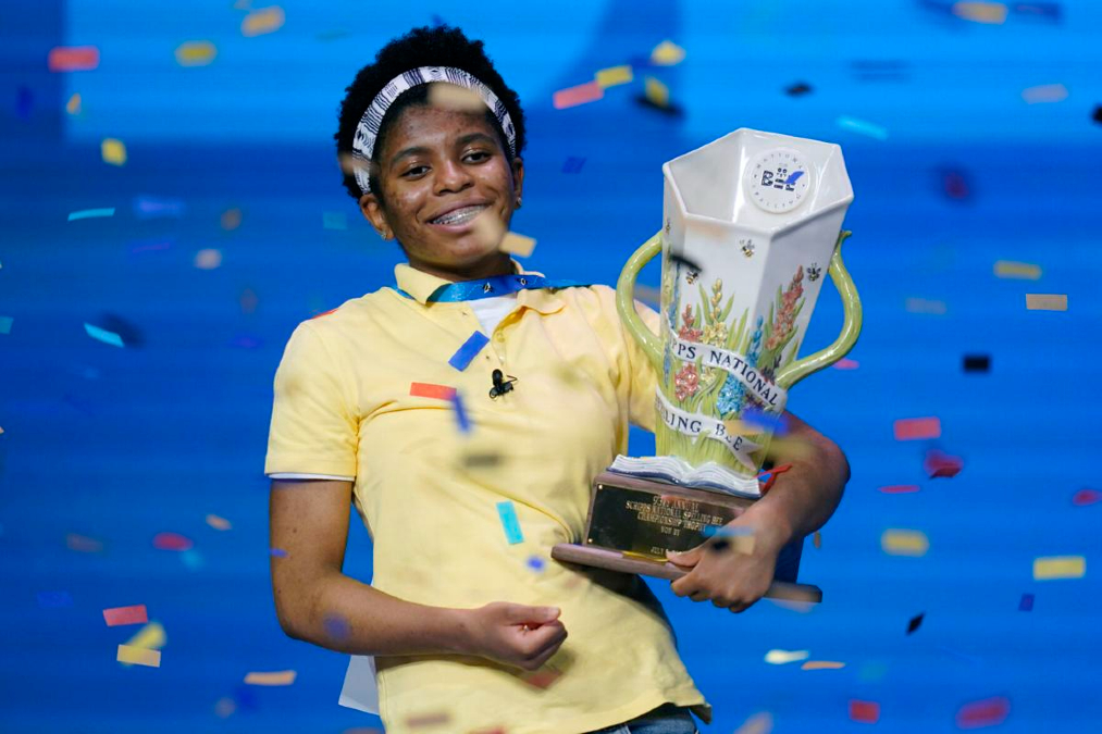 African American spelling bee champ makes history with flair