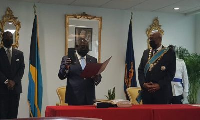 Davis sworn in as new Prime Minister of Bahamas