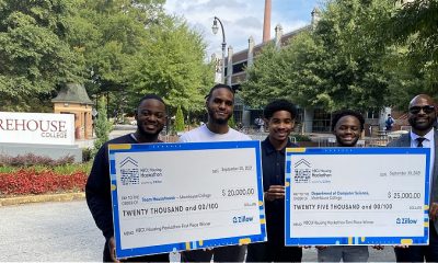Morehouse College students win HBCU Hackathon for app predicting housing increase for renters