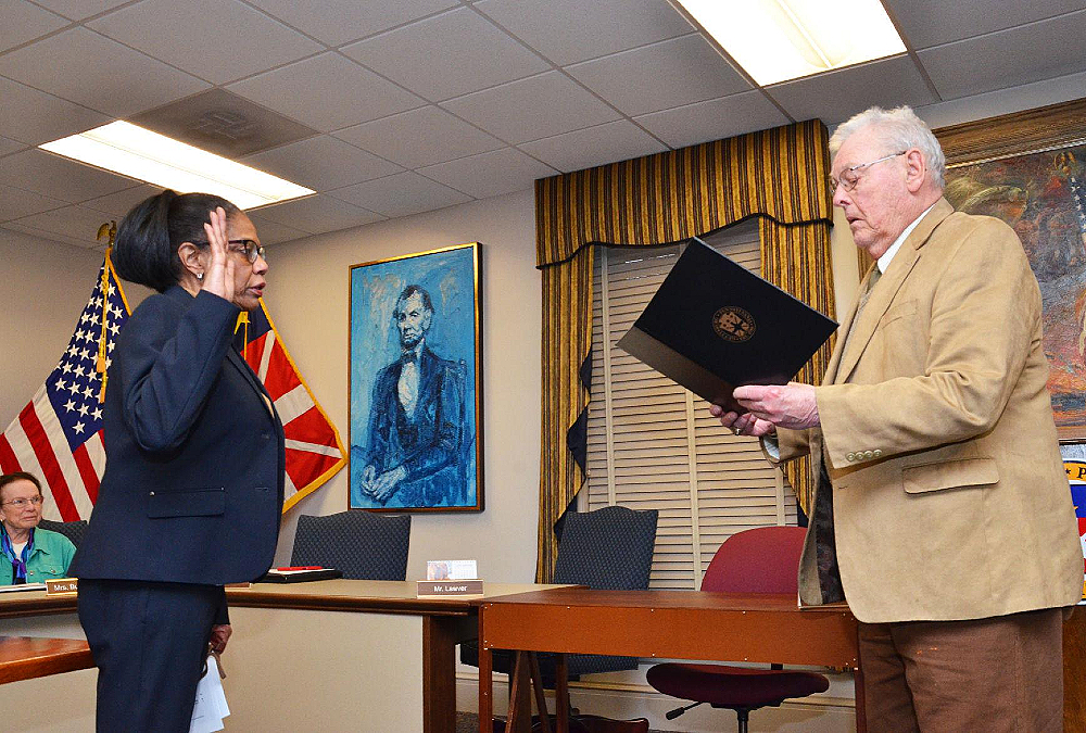 Rita Frealing - first African American and woman sworn in as Mayor of Gettysburg