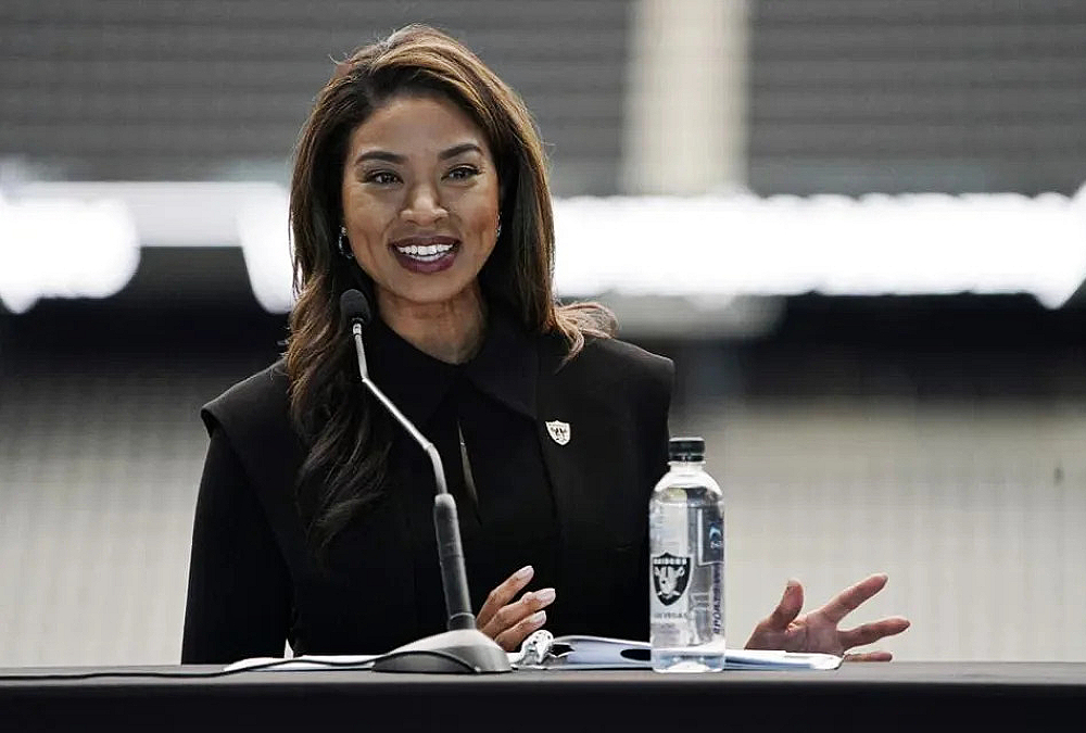 Las Vegas Raiders hire the first Black female President in NFL history
