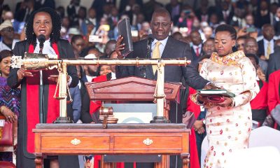 Ruto sworn in as Kenya's fifth president