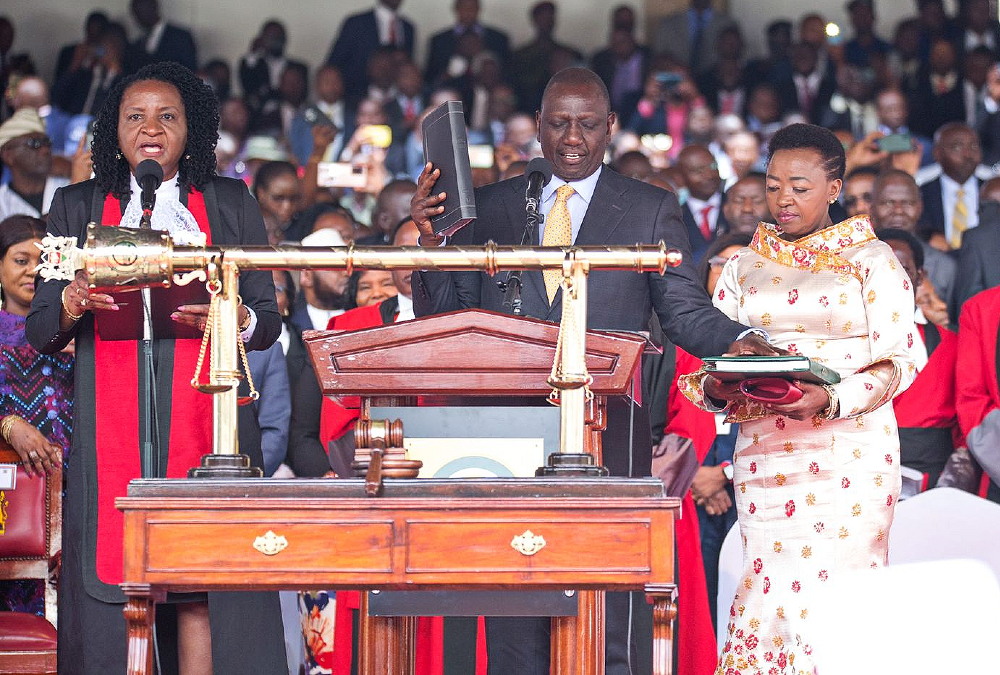 Ruto sworn in as Kenya's fifth president
