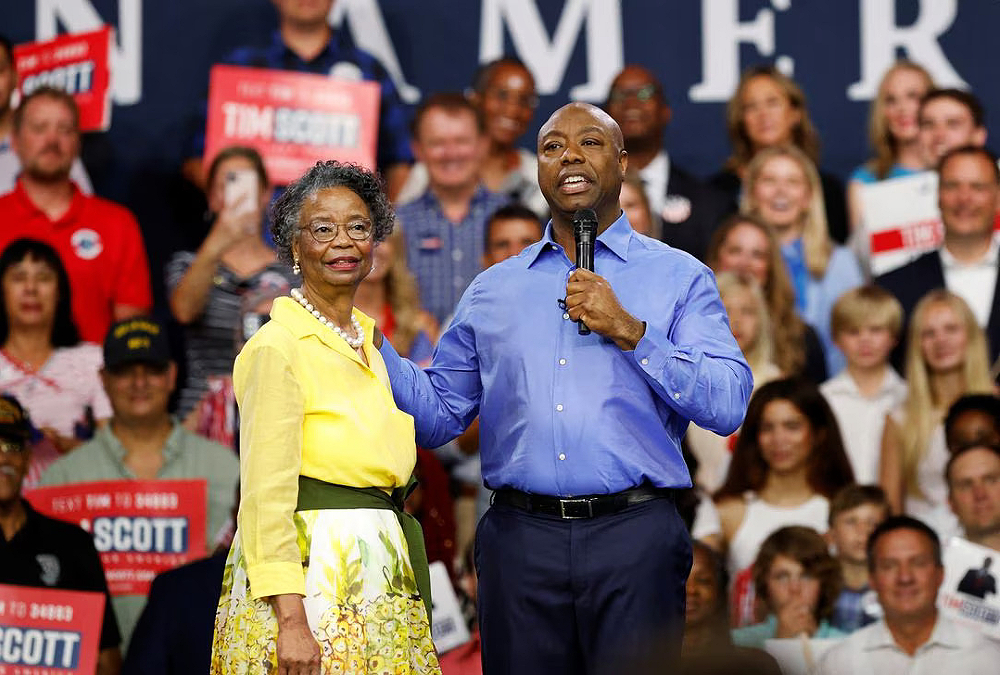 Republican U.S. Senator Tim Scott launches presidential bid with optimistic message