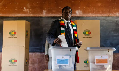 Zimbabwe's president declared election winner, opposition rejects result